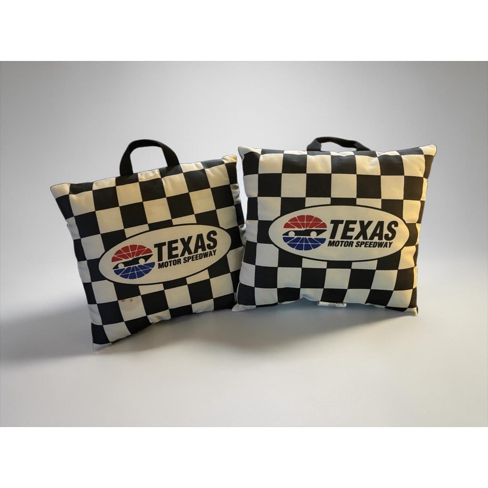 RACE DAY CUSHIONS Texas Motor Speedway Checkered 2 Seat Cushions NASCAR Racing - Picture 6 of 6